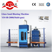 Manufacturer Supply Vertical Muti-Gun Auto Dust Remover Glass Sand Blasting Machine